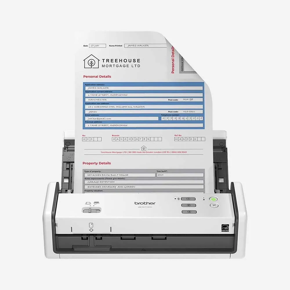 Brother ADS-1300 Scanner High Resolution Document & Photo Scanning USB