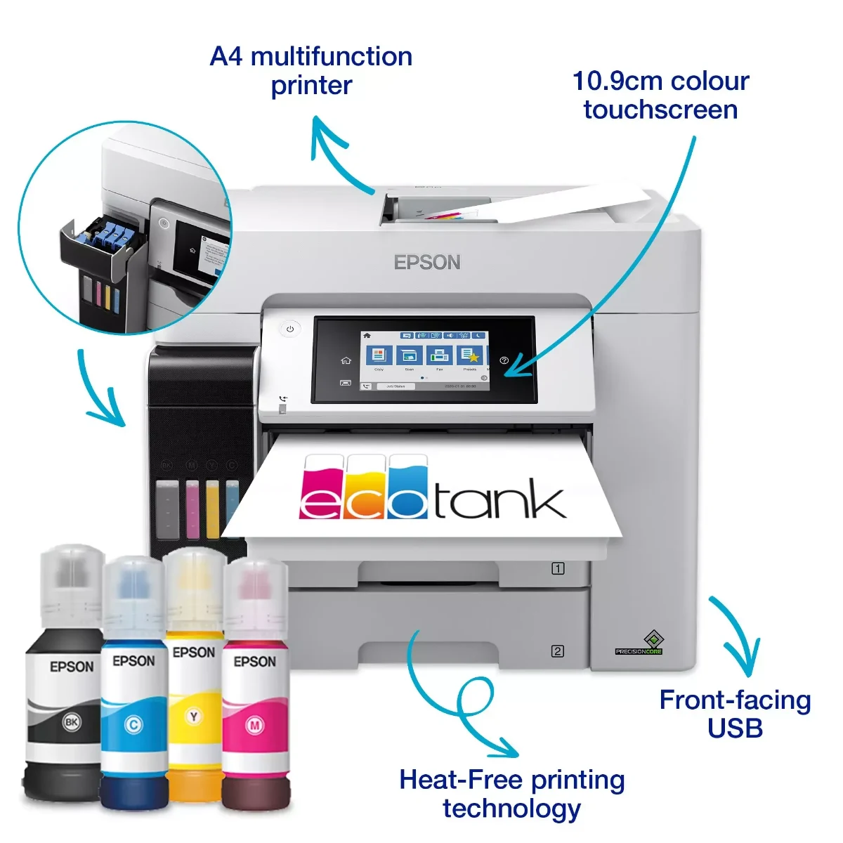 Epson EcoTank L6580 A4 Color Multifunction Ink Tank Printer