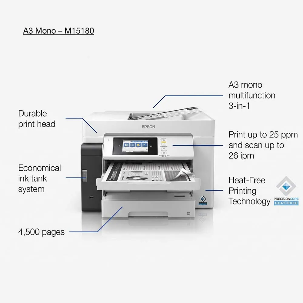 Epson EcoTank Pro M15180 Printer