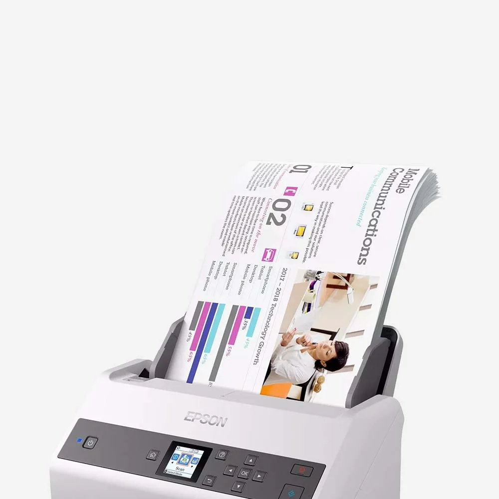 Epson WorkForce DS-870 High Speed Duplex Document Scanner for Office USB