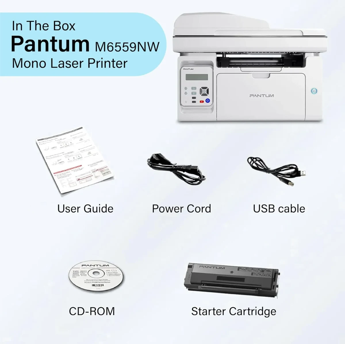 Pantum M6559NW A4 Mono Multifunction Laser Printer