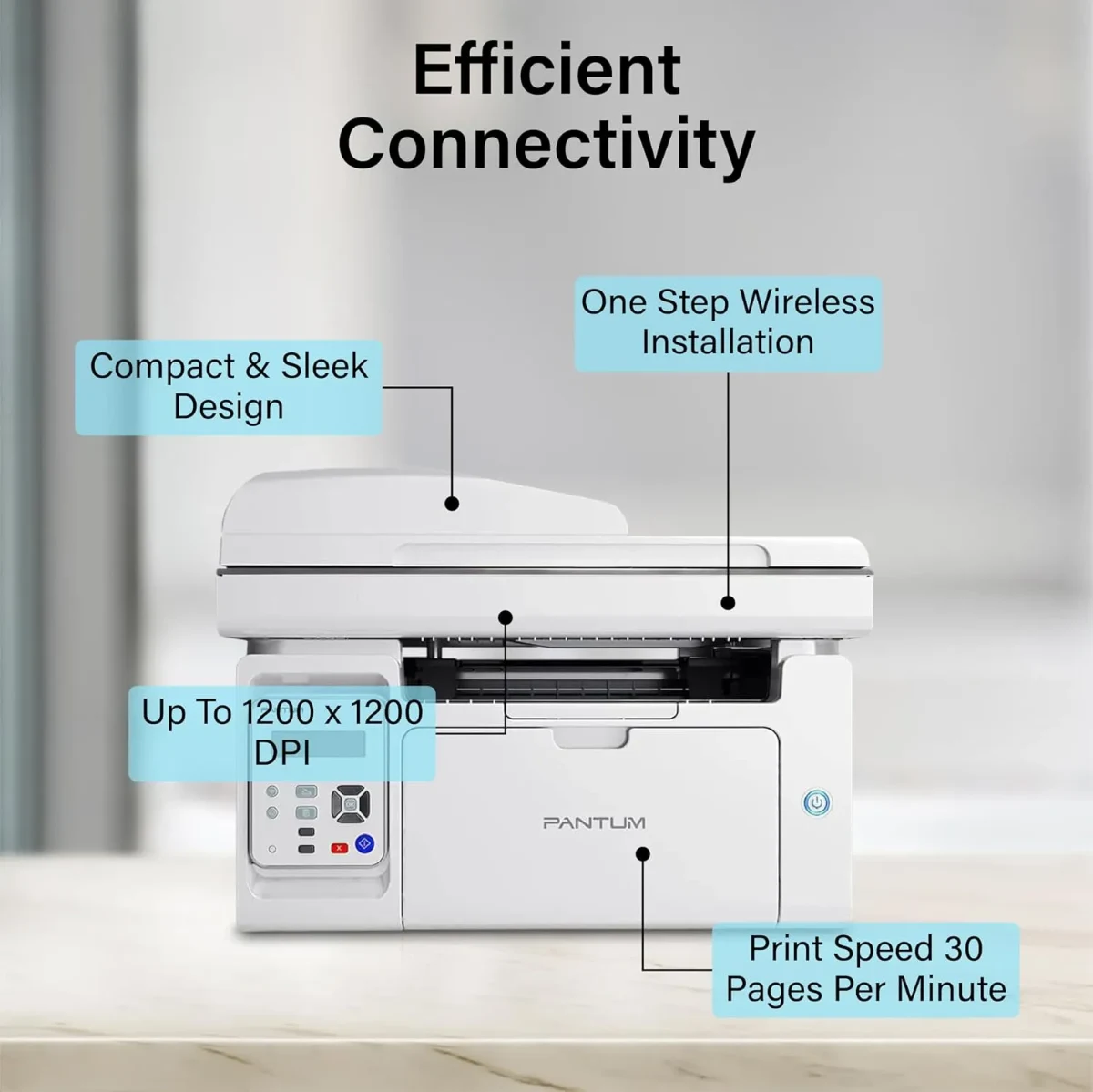 Pantum M6559NW A4 Mono Multifunction Laser Printer
