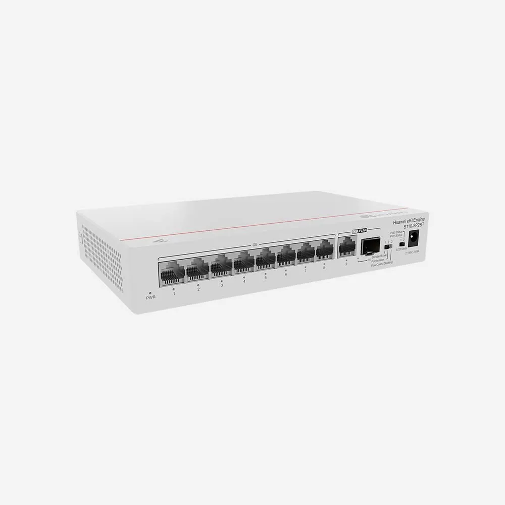 Huawei eKitEngine S110-8T2ST 8 Ports Unmanaged Switches