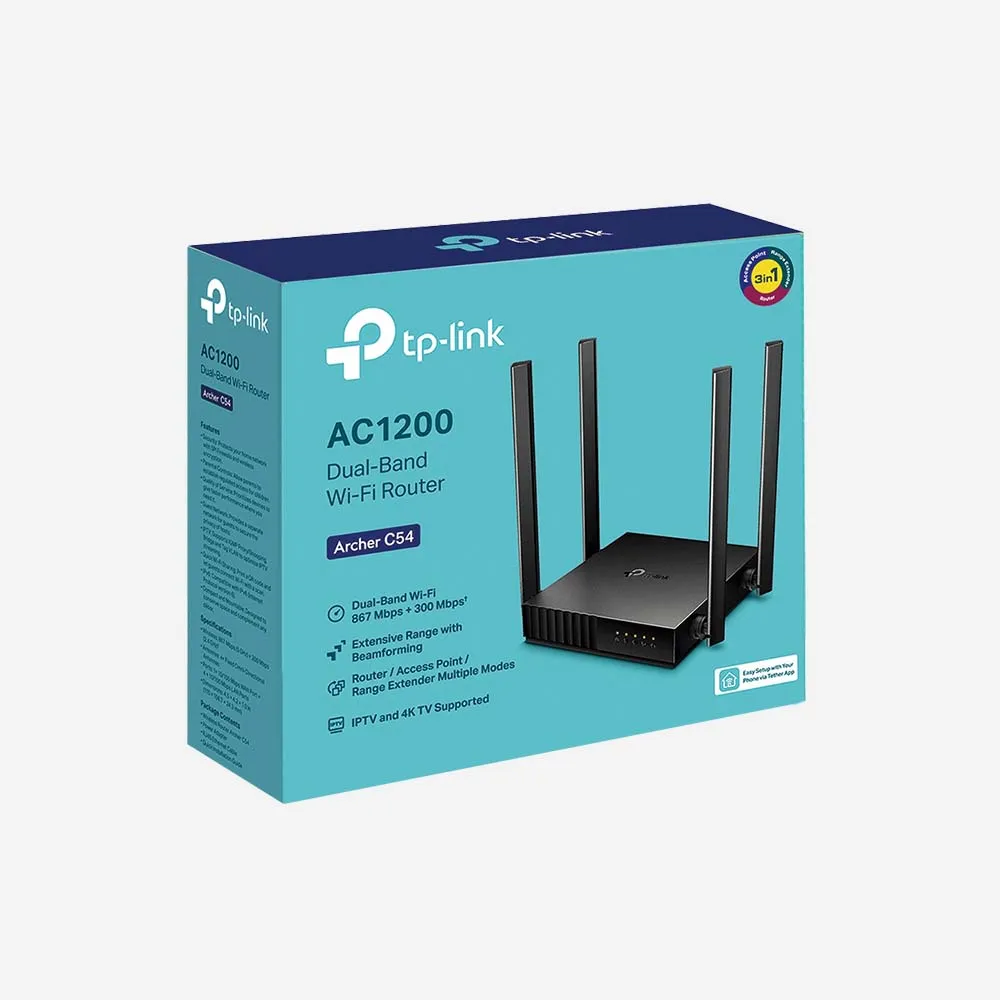 TP-Link Archer C54 AC1200 Dual-Band Wi-Fi Router