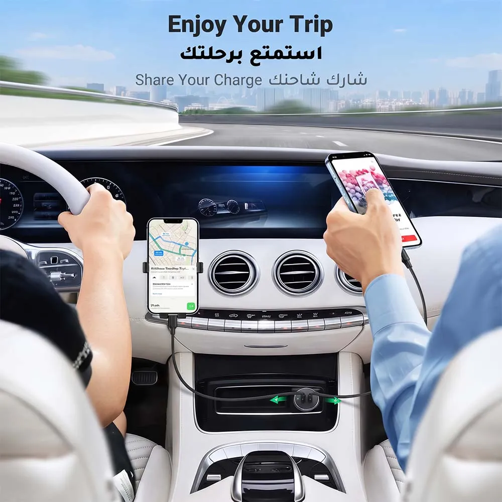UGREEN 70594 CD213 50W Dual USB-C Car Charger