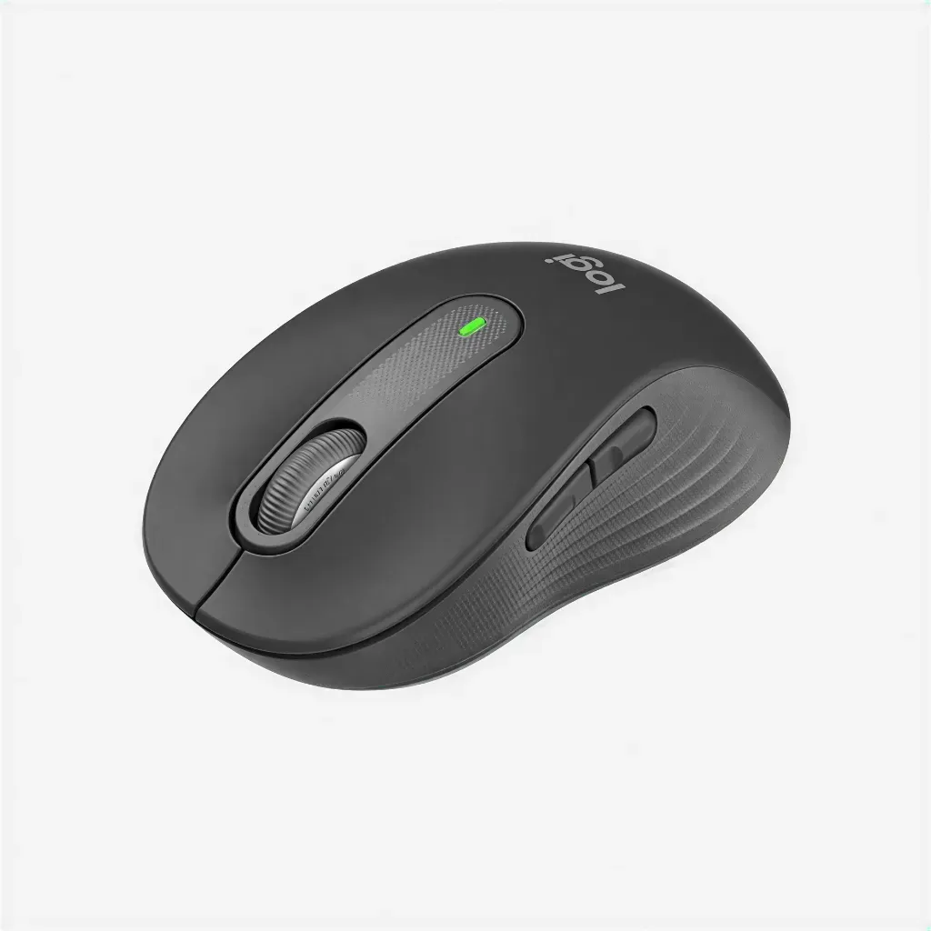 Logitech Signature M650L Bluetooth Mouse, Graphite, 910-006236