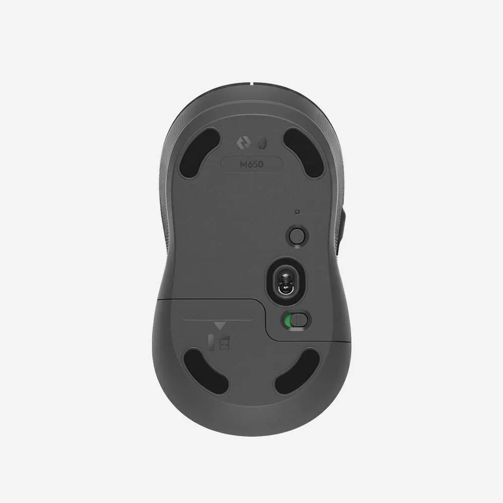 Logitech Signature M650L Bluetooth Mouse, Graphite, 910-006236