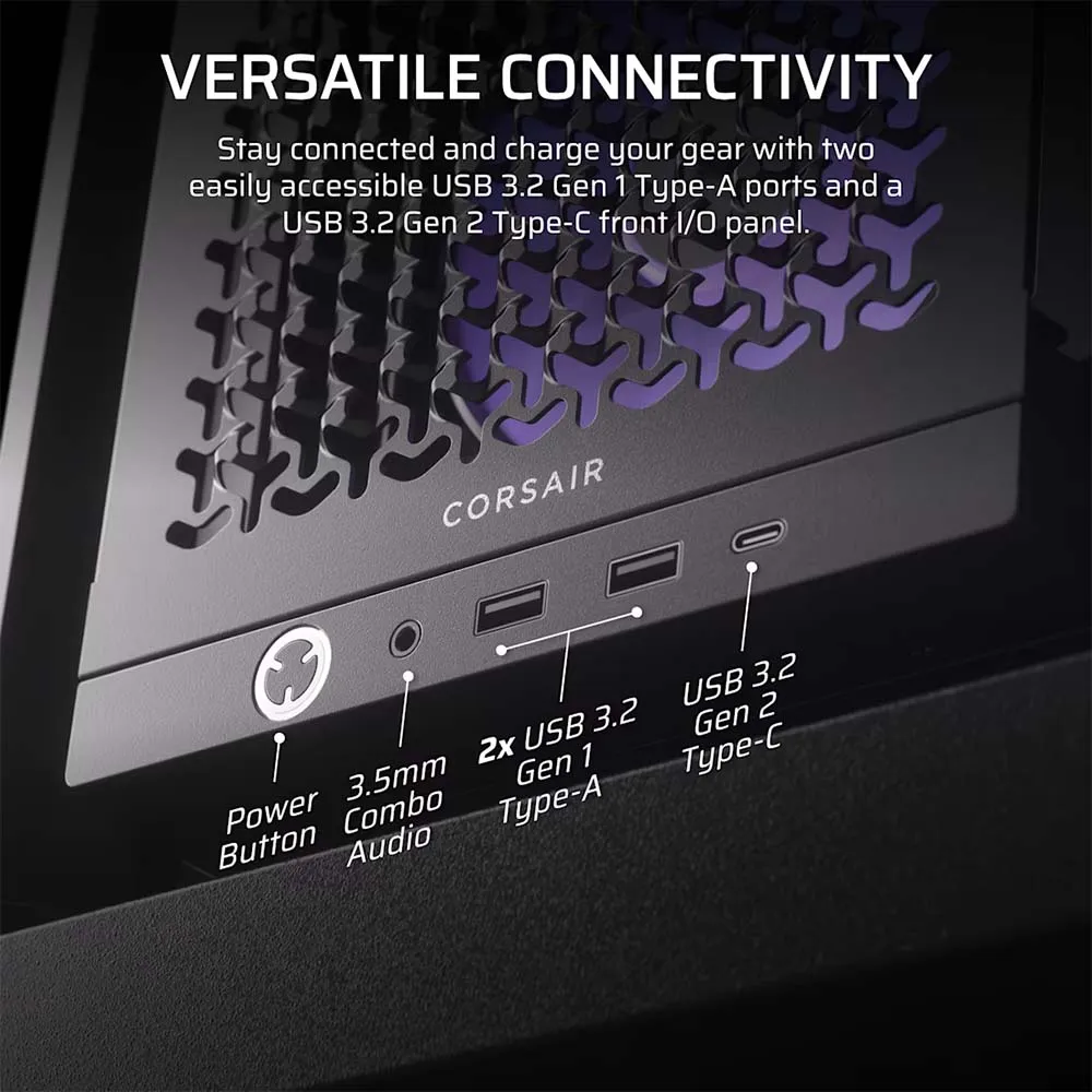 CORSAIR FRAME 4000D RS ARGB Modular Mid Tower PC Case