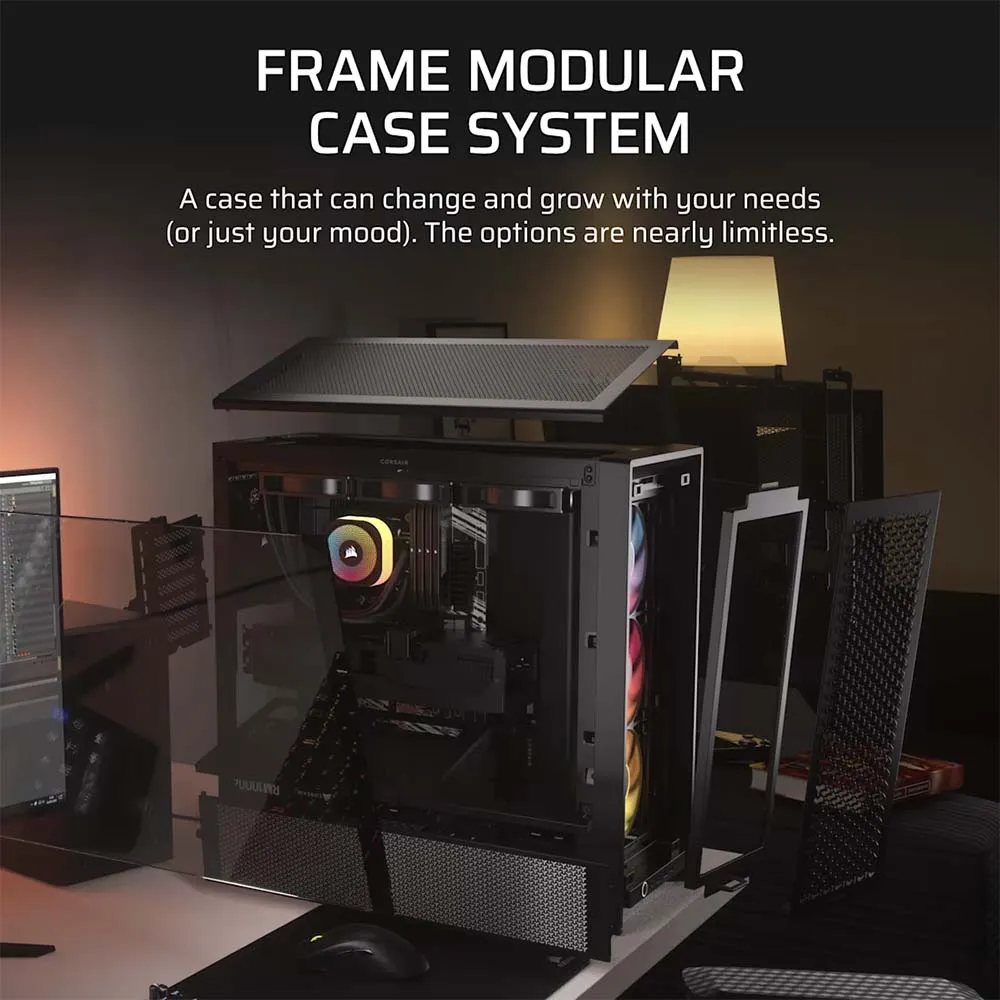 CORSAIR FRAME 4000D RS ARGB Modular Mid Tower PC Case