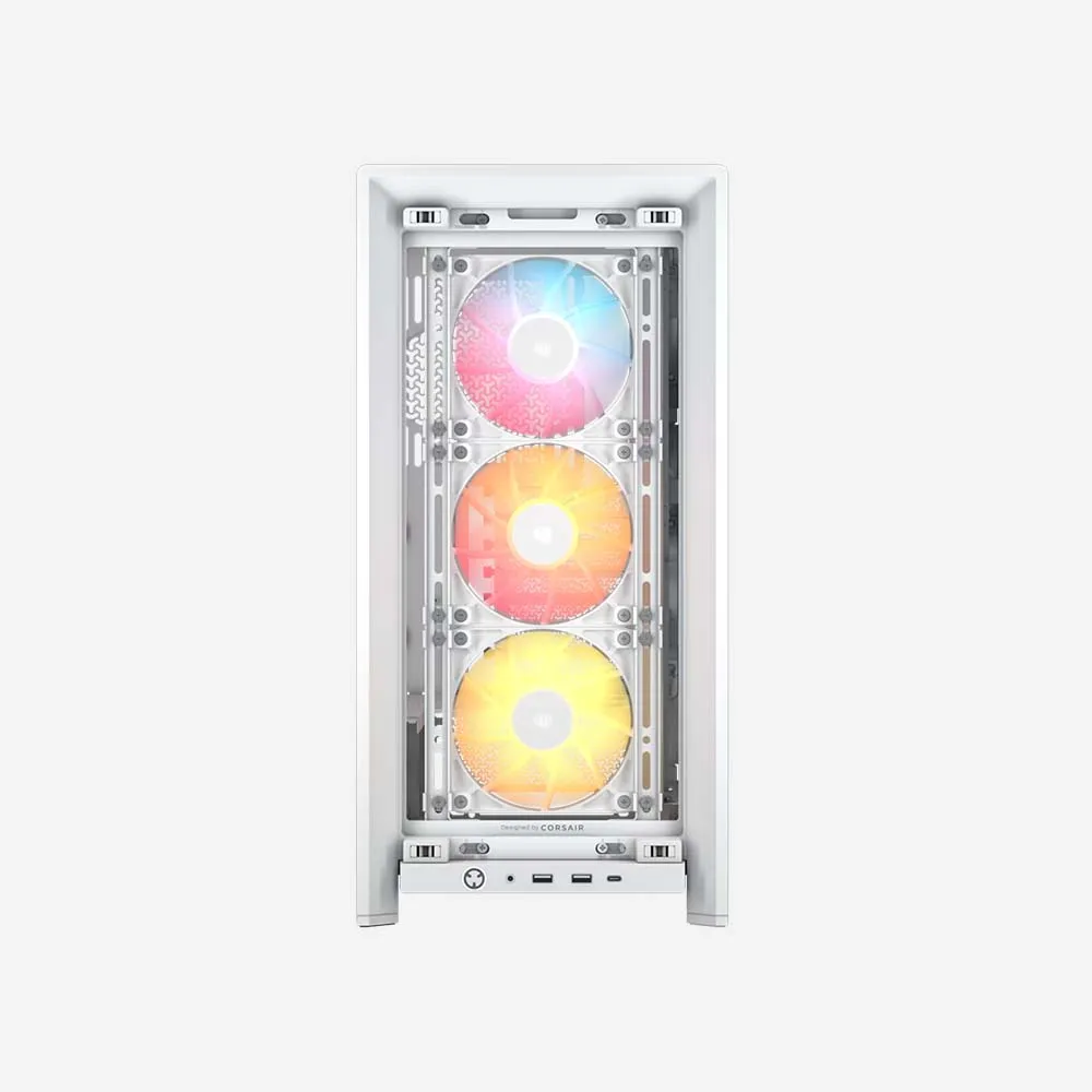 CORSAIR FRAME 4000D RS ARGB Modular Mid Tower PC Case White
