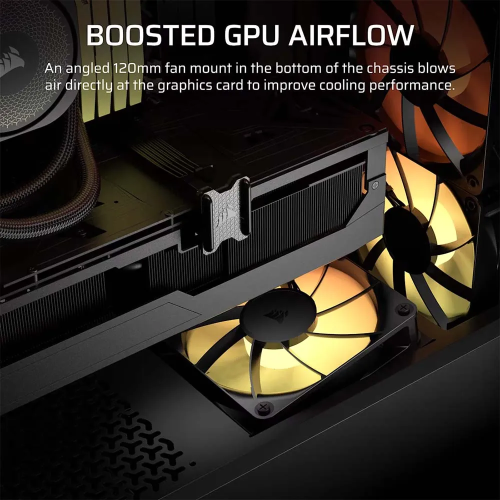 CORSAIR 3200D RS ARGB Mid-Tower PC Case - Smoke