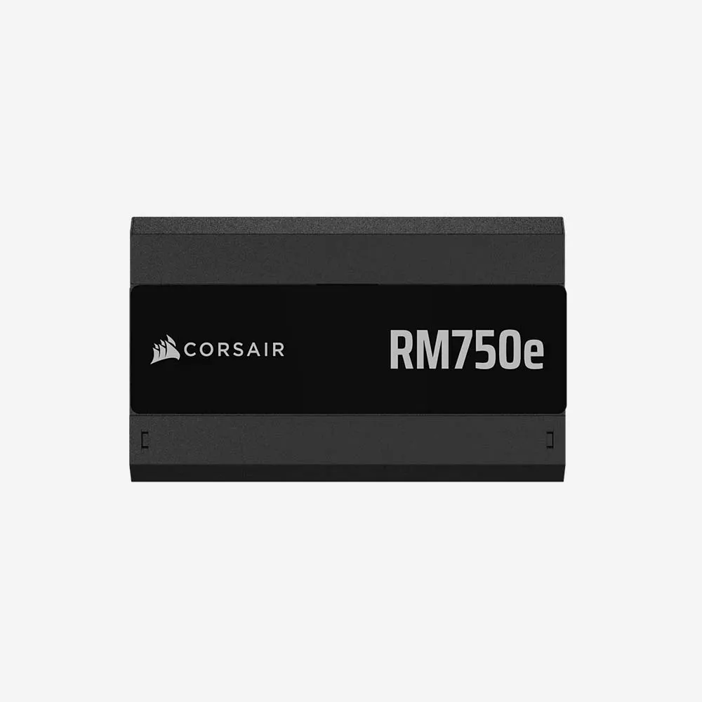CORSAIR RM750e 2025 Power Supply 750W Cybenetics Gold, Fully Modular ATX 3.1 Black