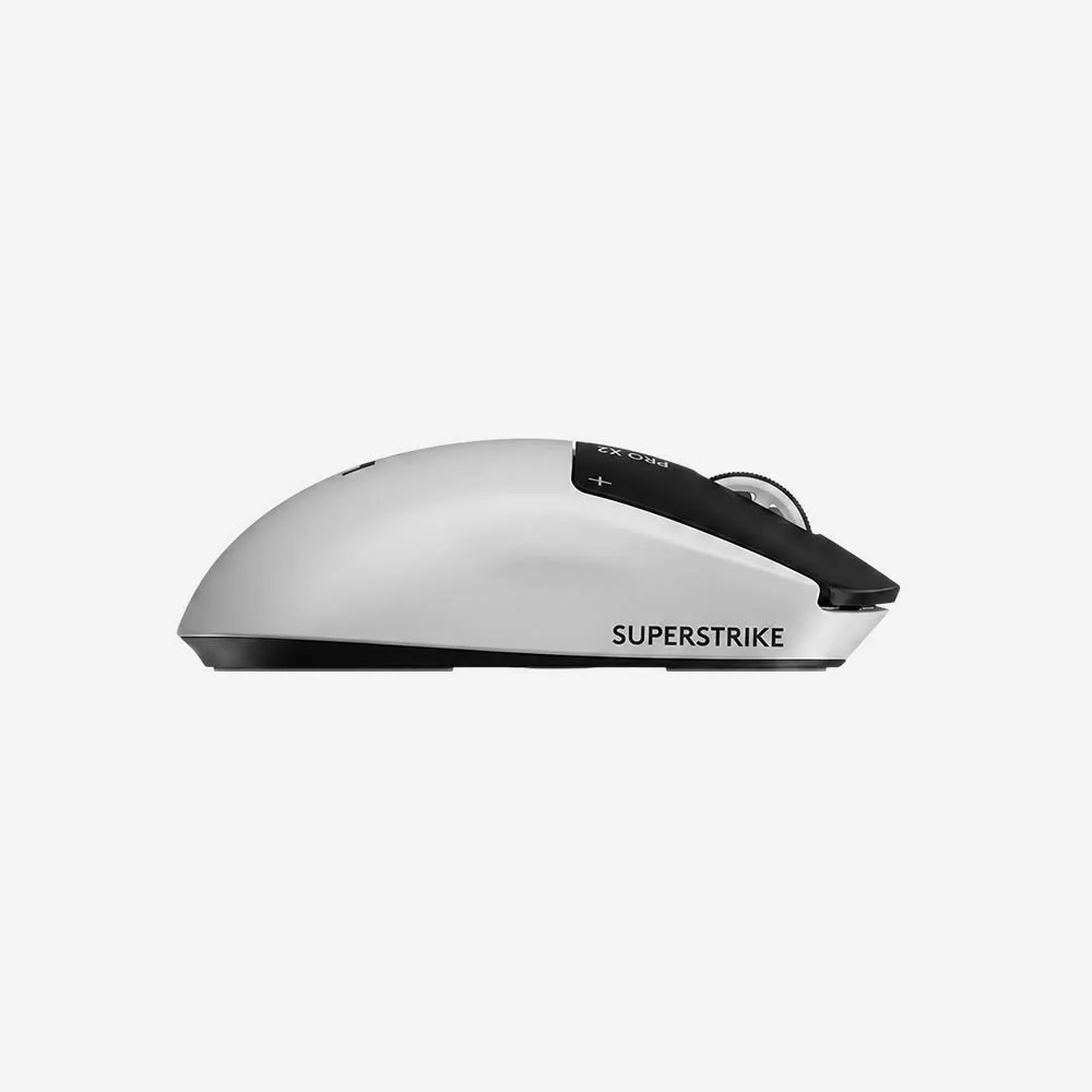 Logitech PRO X2 Super Strike Wireless Gaming Mouse White 910-007777