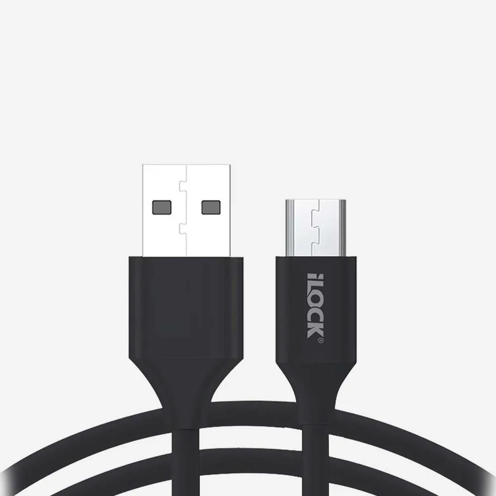iLOCK 5086 USB-A to Micro USB Cable Fast Charging Data Sync 1m