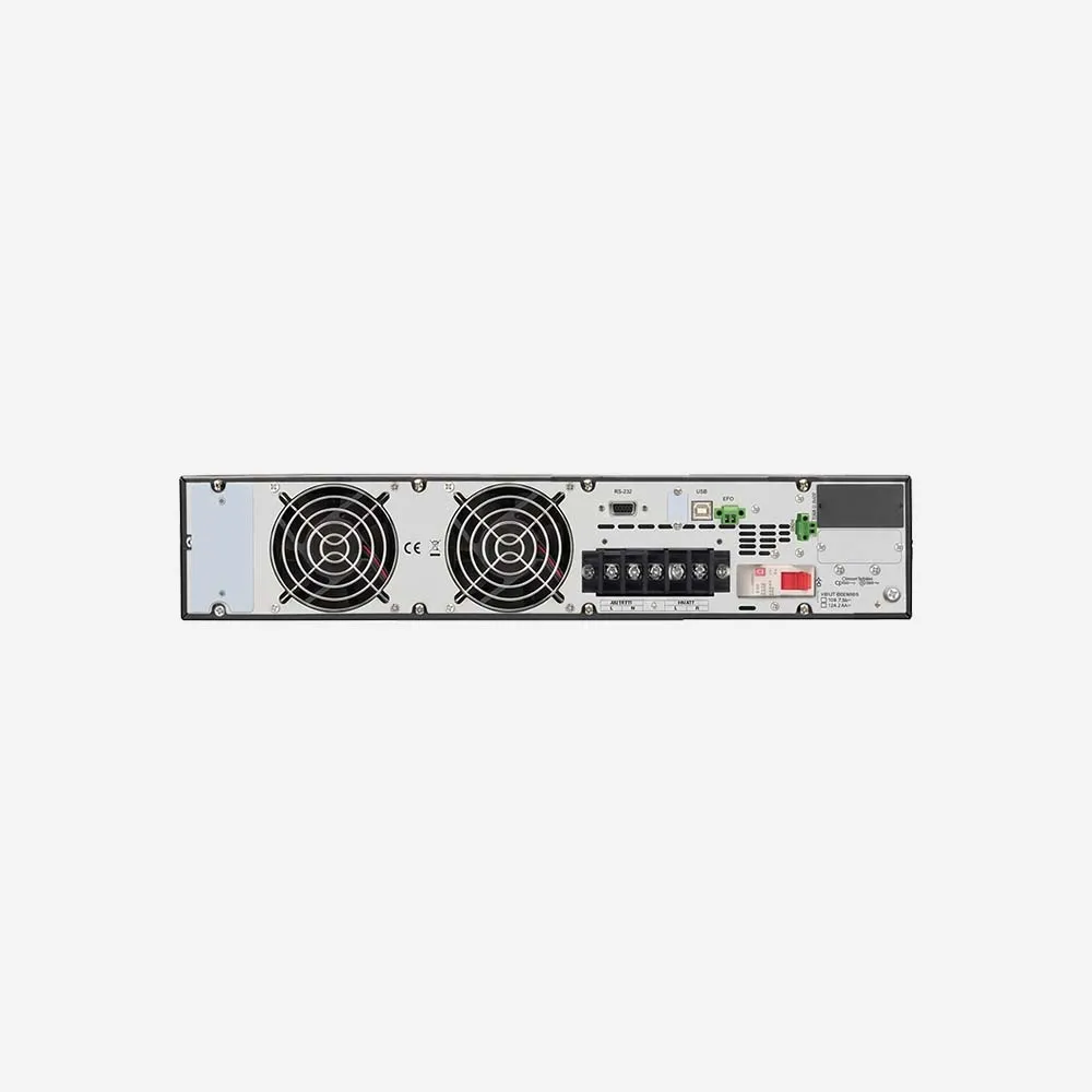 APC Easy SRV6KRILRK UPS On-Line 6kVA/6kW Rackmount 5U 230V Hard wire 3-wire(P+N+E) outlet Intelligent Card Slot LCD Exte