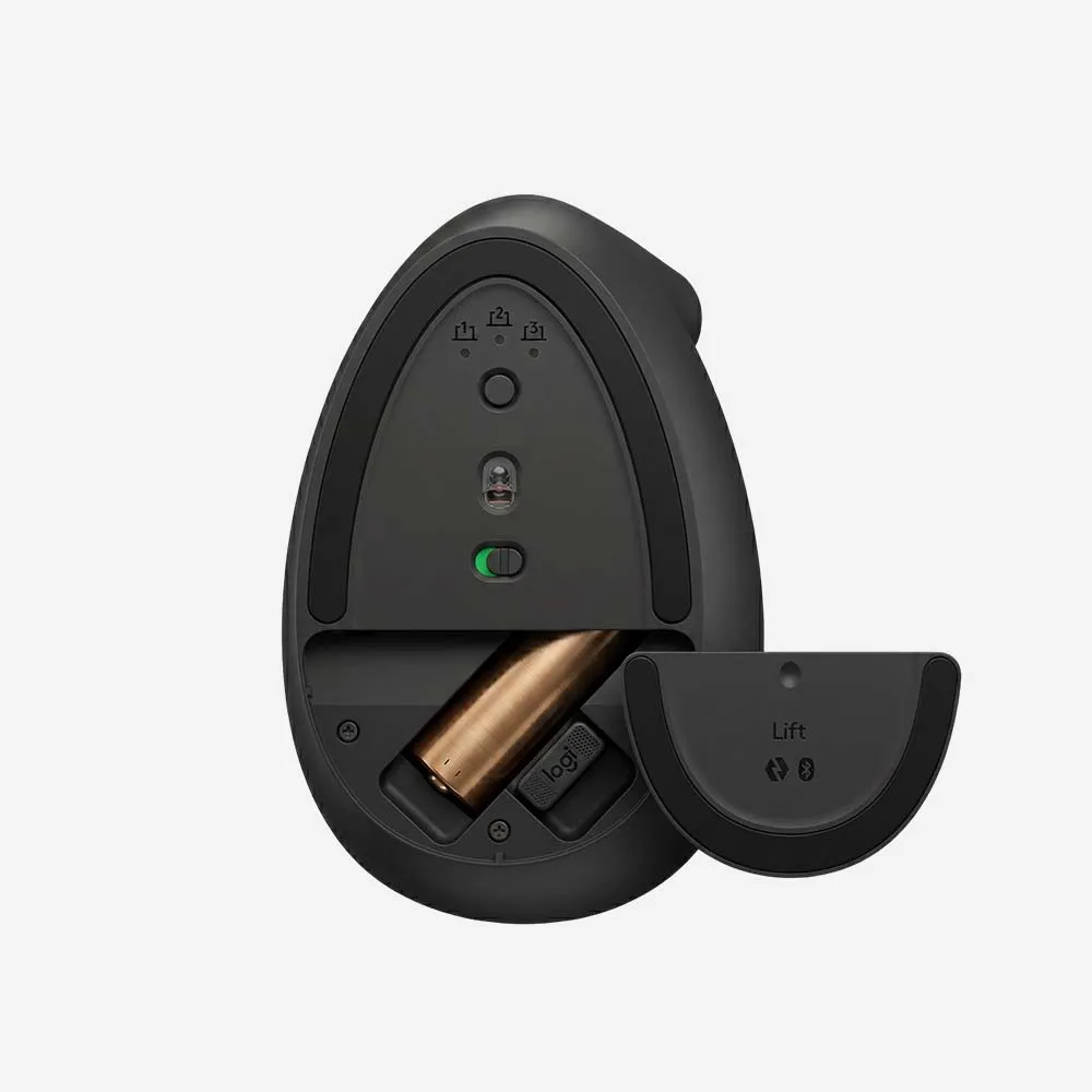 Logitech Ergo Series Lift Vertical Ergonomic Bluetooth Mouse Graphite 910-006473