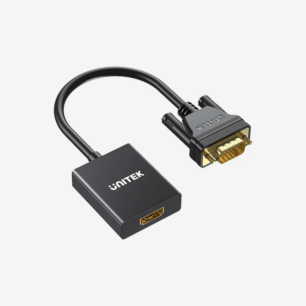 UNITEK V112ABK01 VGA to HDMI Adapter