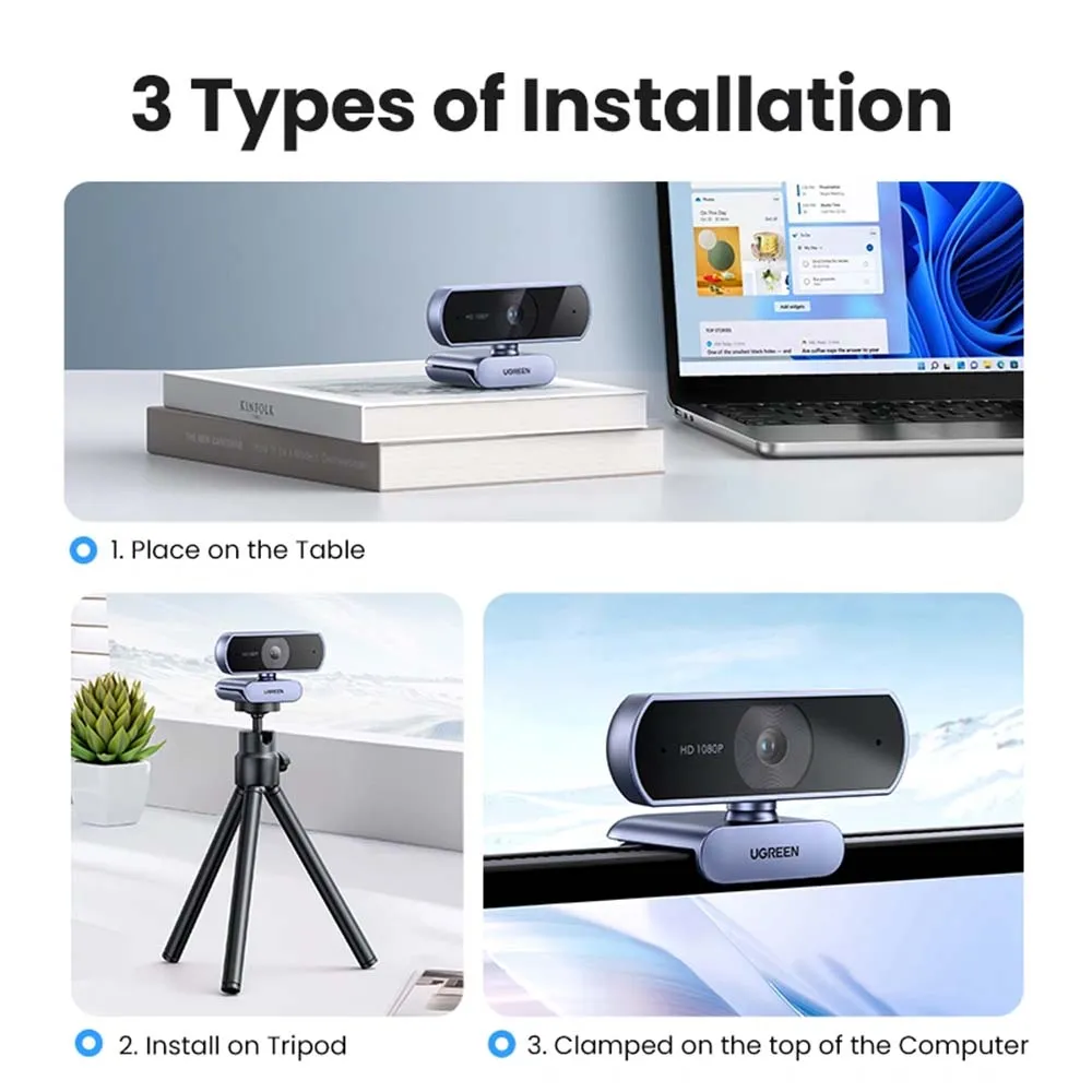 UGREEN15728 USB HD Webcam
