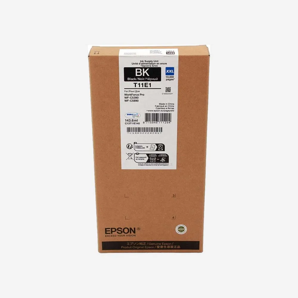 Epson T11E1 WorkForce Pro WF-C5390 WF-C5890 Ink Cartridge XXL Black 143.6ml