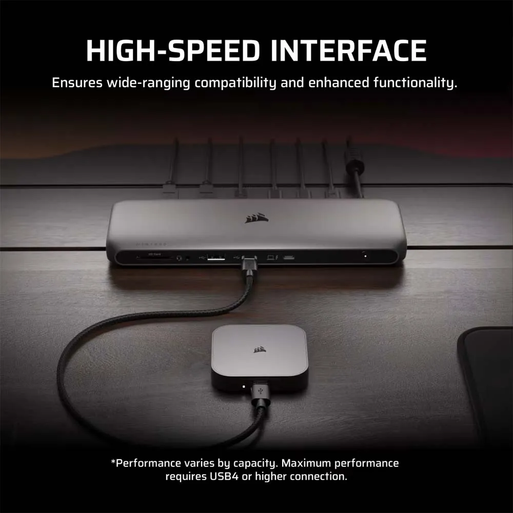 CORSAIR EX400U 2TB USB4 External SSD