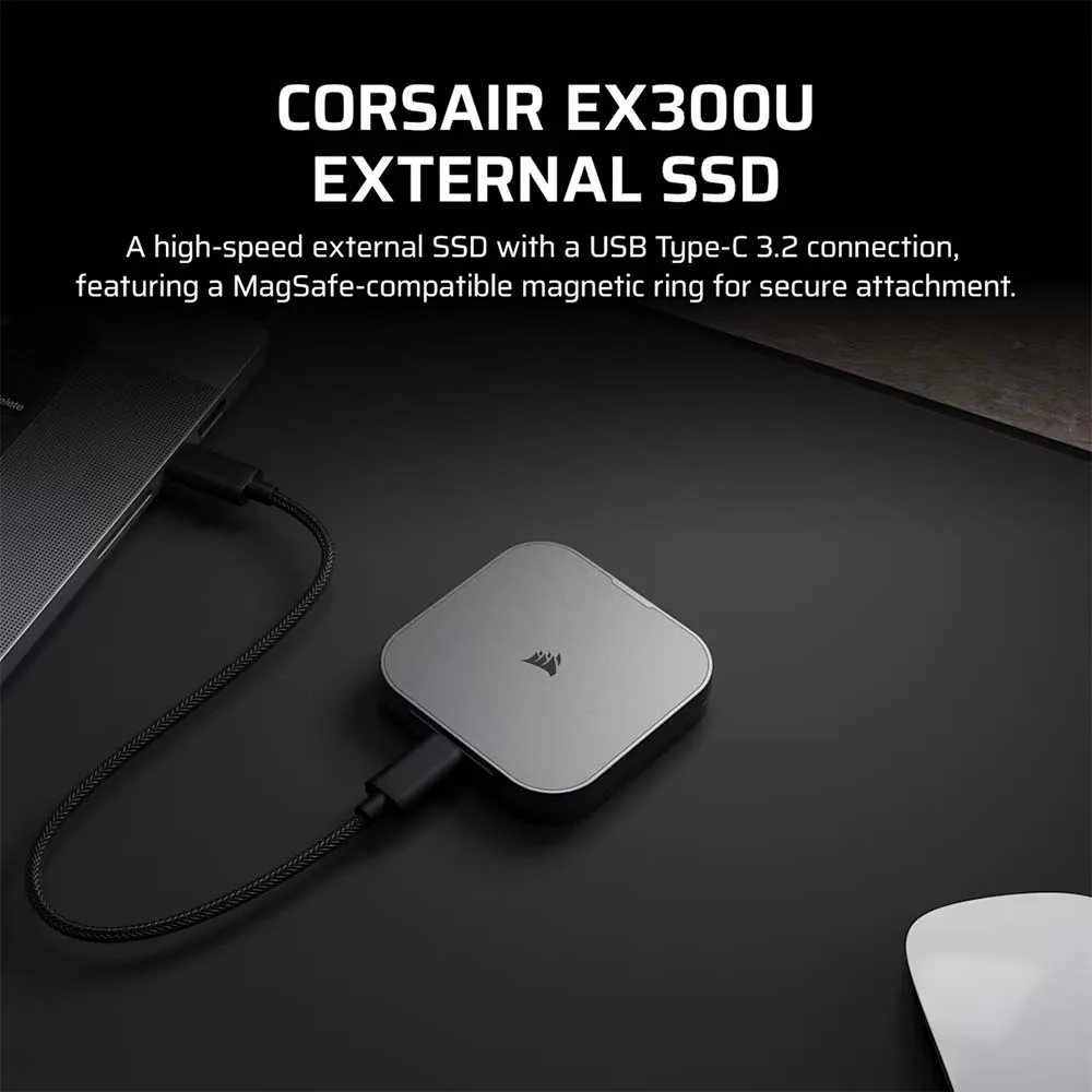 CORSAIR EX300U USB4 2TB External SSD