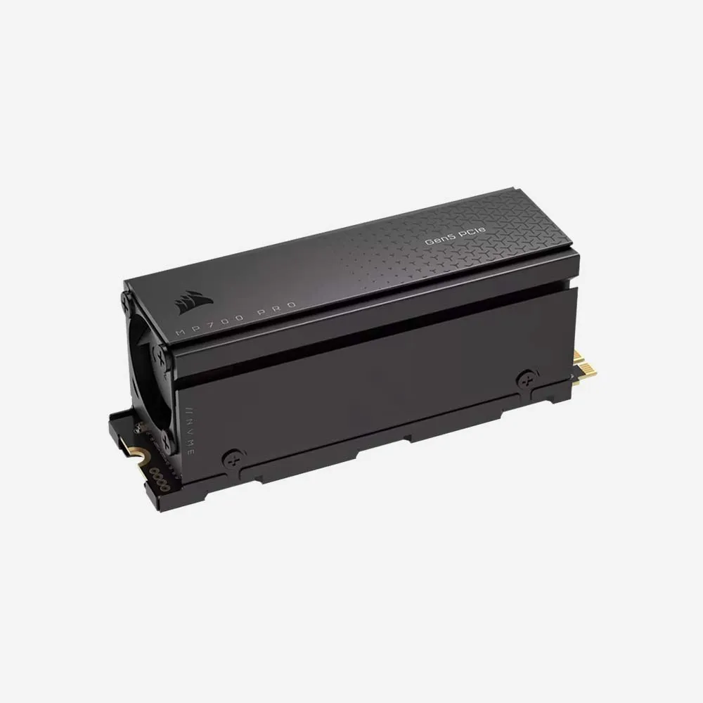 CORSAIR MP700 Pro 1TB PCIe Gen 5x4 NVMe M.2 SSD with Cooler