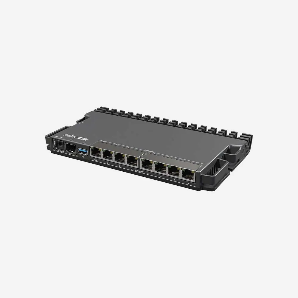 Mikrotik RB5009UG+S+IN Router Board (CPU 1.4 GHz -Ram 1 GHz ) 7 Port GE + 1 Port 2.5 GE + 1 Port SFP+ 10GE