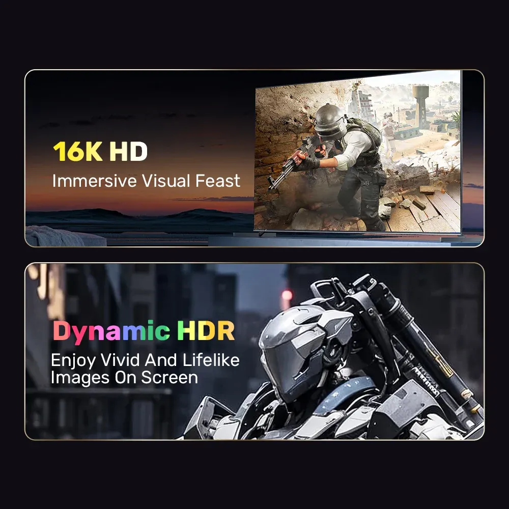 UNITEK C1626GY01-3M Gaming 8K@120Hz DisplayPort 2.1 Cable