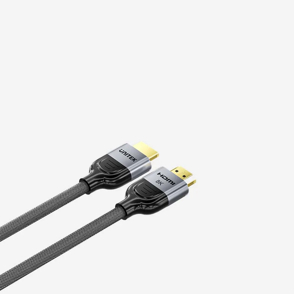 UNITEK C11093RGY01-2M 8K Braided Nylon HDMI Cable