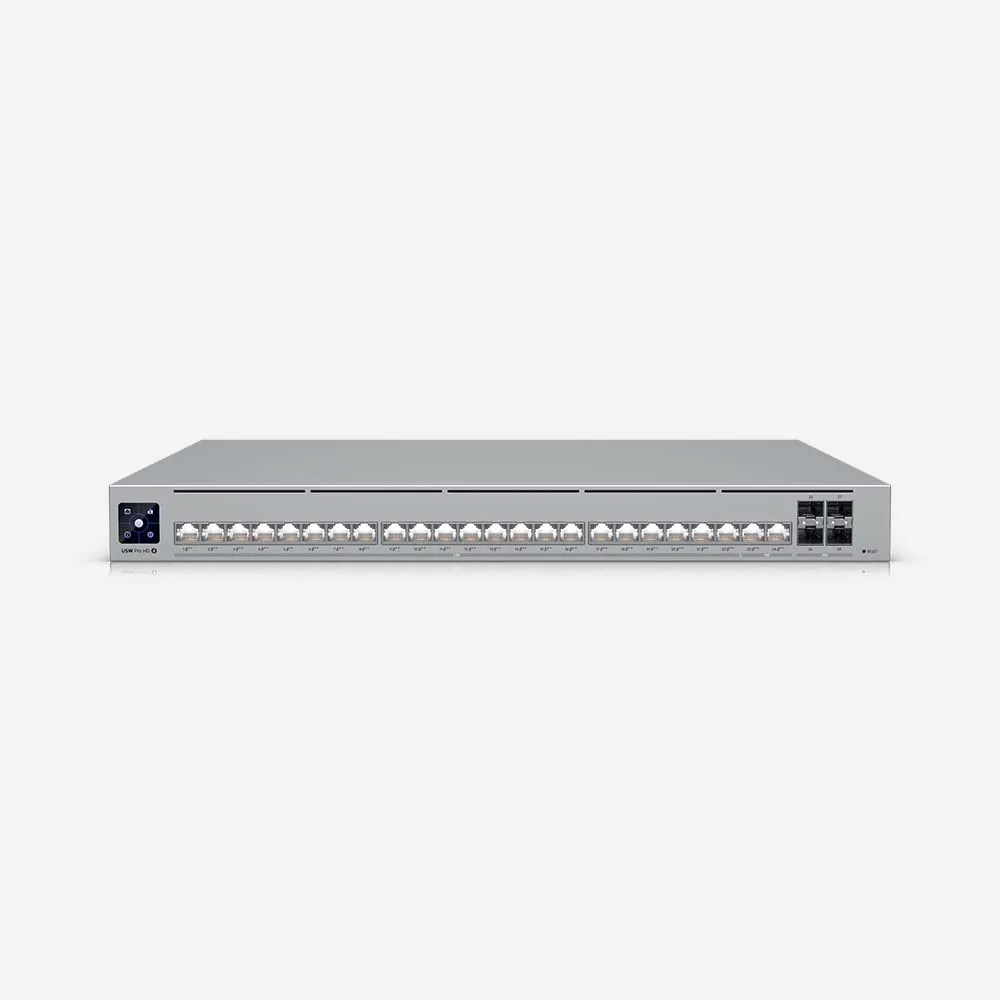 Ubiquiti UniFi 24 Port 2x 10Gbps 22x 2.5Gbps 4SFP+ Pro HD Switch