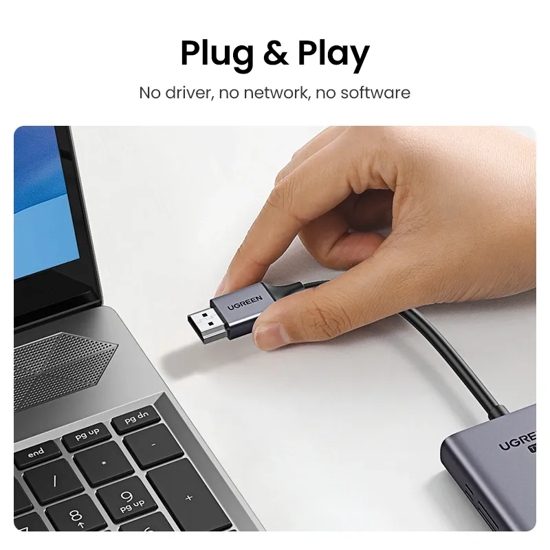 UGREEN 50633 4K@30Hz Wireless HDMI Transmitter and Receiver