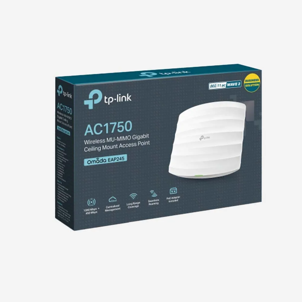 TP-Link EAP245 AC1750 Dual Band Gigabit Ceiling Mount Access Point