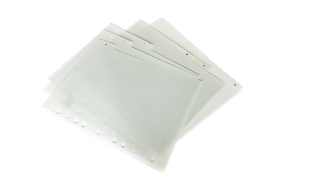 A4 Gray divider - 6 PCS