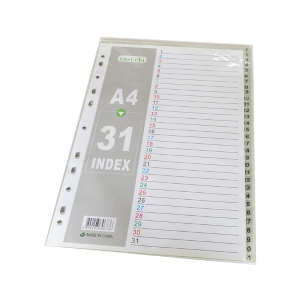 A4 Gray divider - 31 PCS