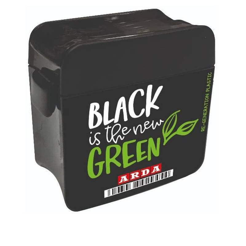 Arda Black is the New Green Two Hole Sharpener ( Re-generation Plastic )