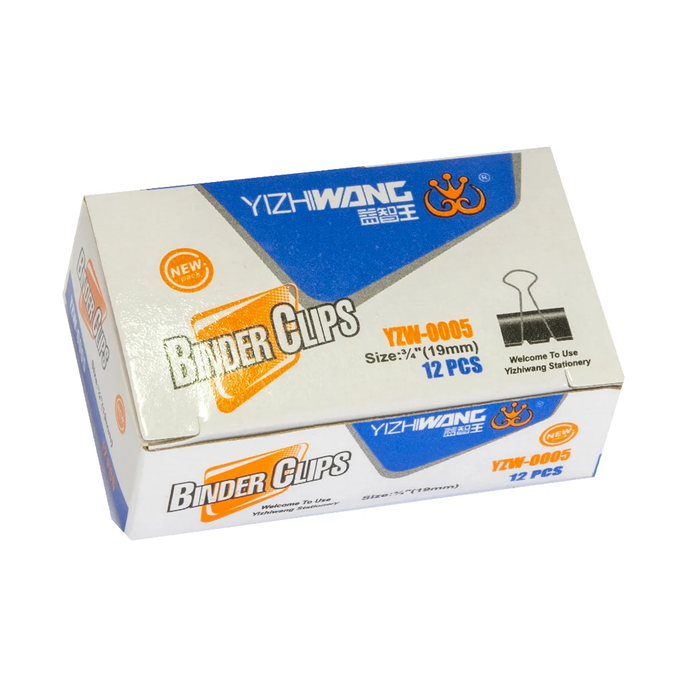 Binder clips - 19m - 12pcs