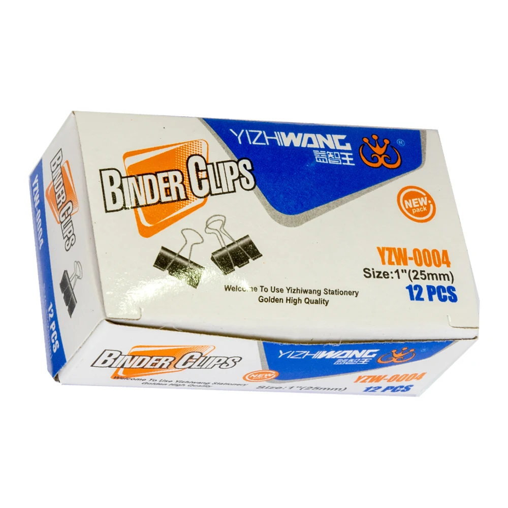 Binder clips - 25m - 12pcs