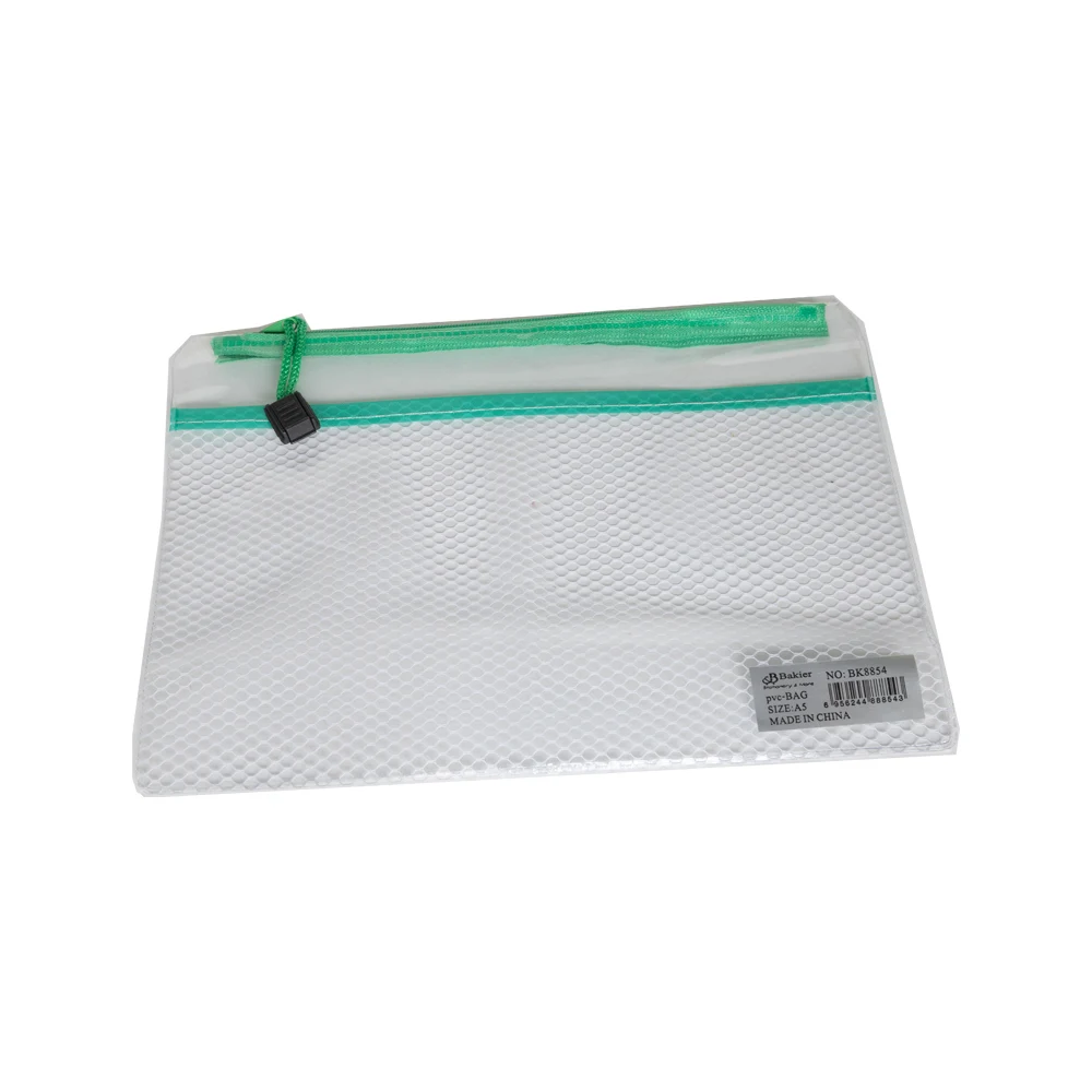 Folder with zipper - Transparent - A5