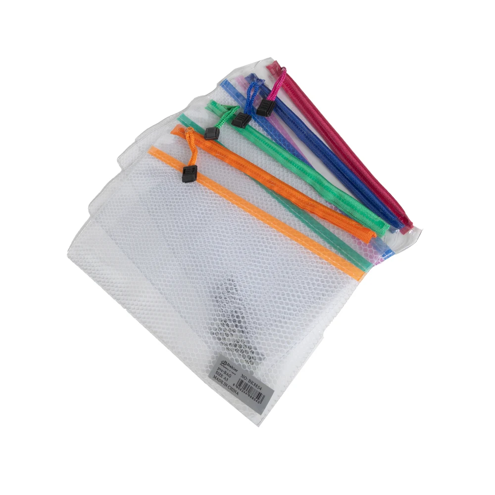 Folder with zipper - Transparent - A5