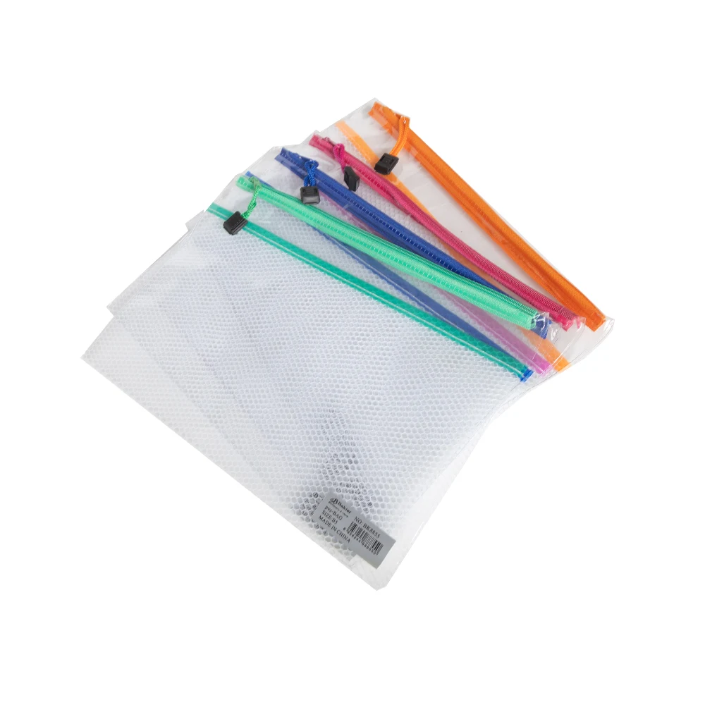Folder with zipper - Transparent - B5