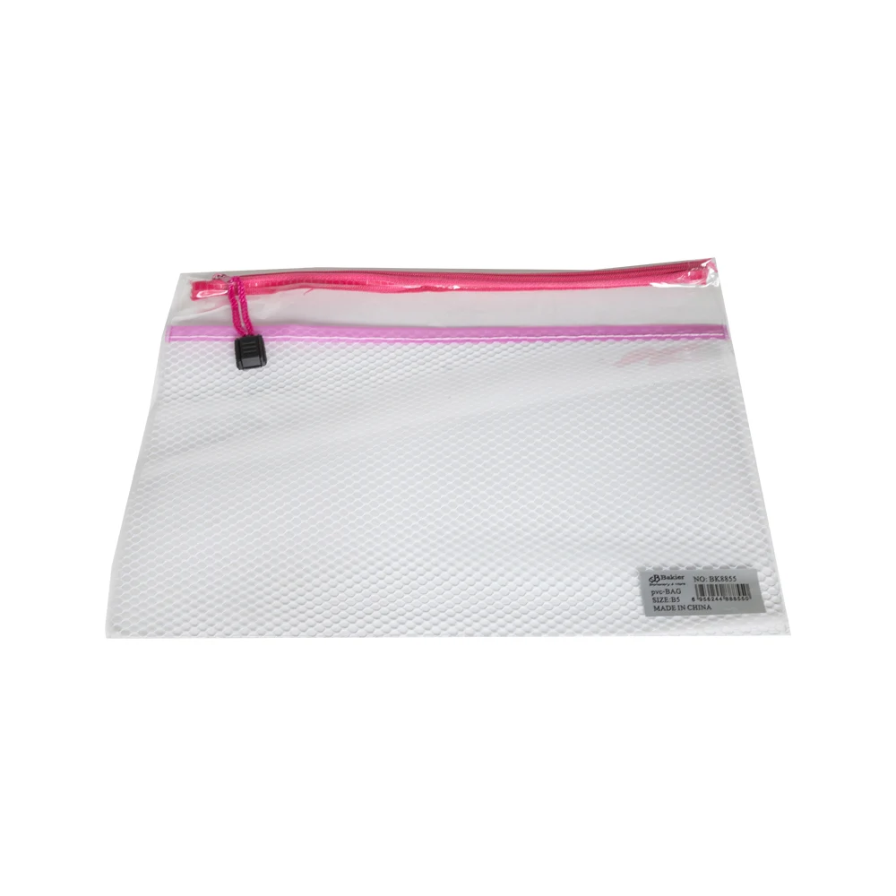 Folder with zipper - Transparent - B5