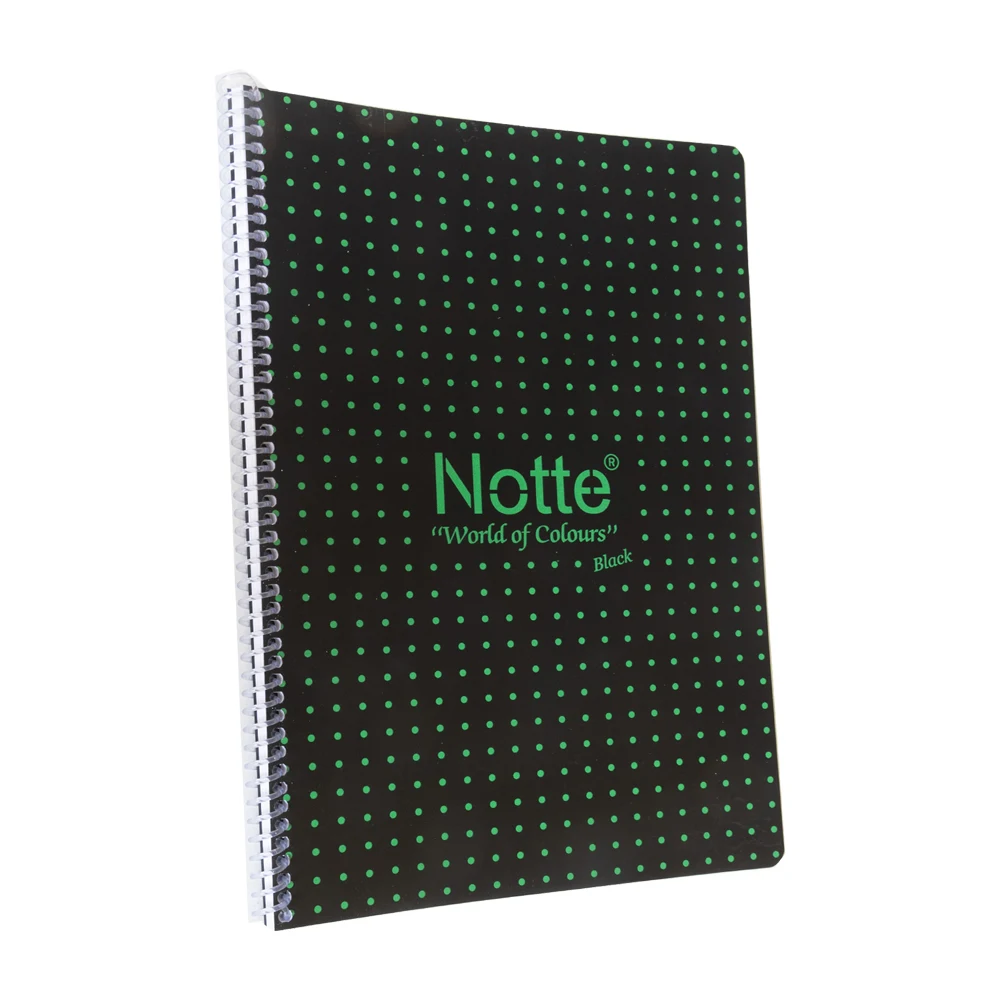 Notte® Black PP Cover Notebook