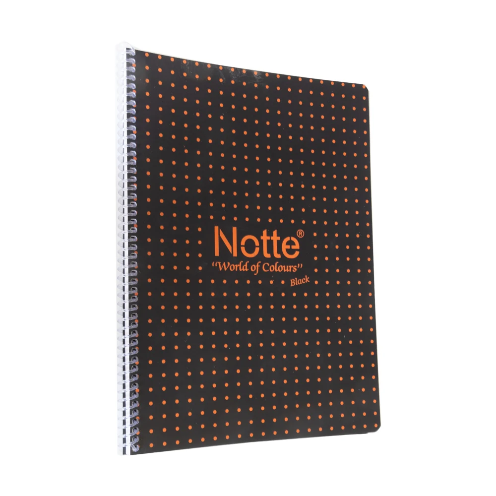 Notte® Black PP Cover Notebook