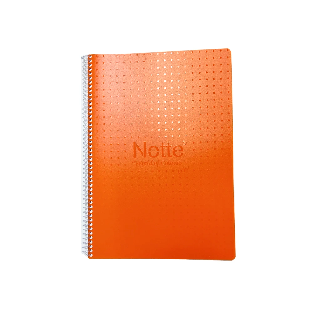 Notte® Black Spiral Notebook with PP Cover