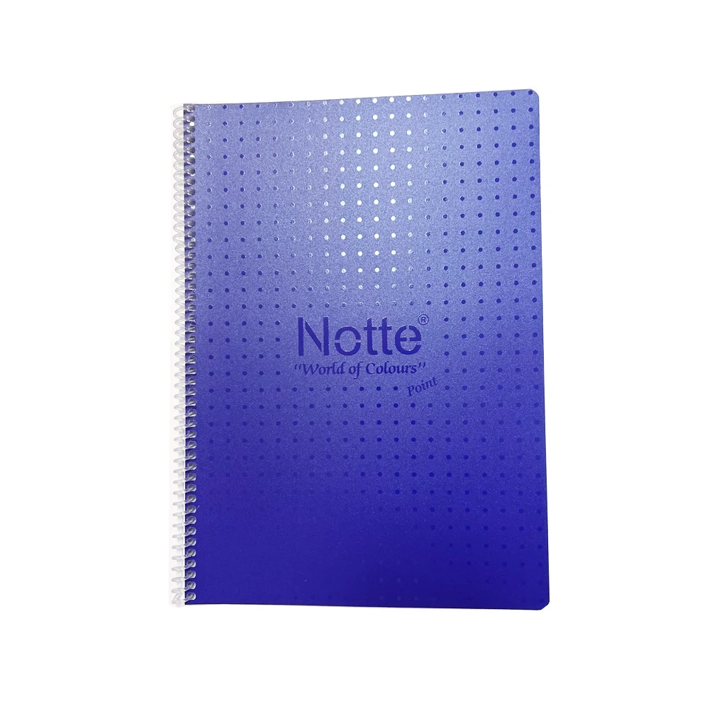 Notte® Black Spiral Notebook with PP Cover