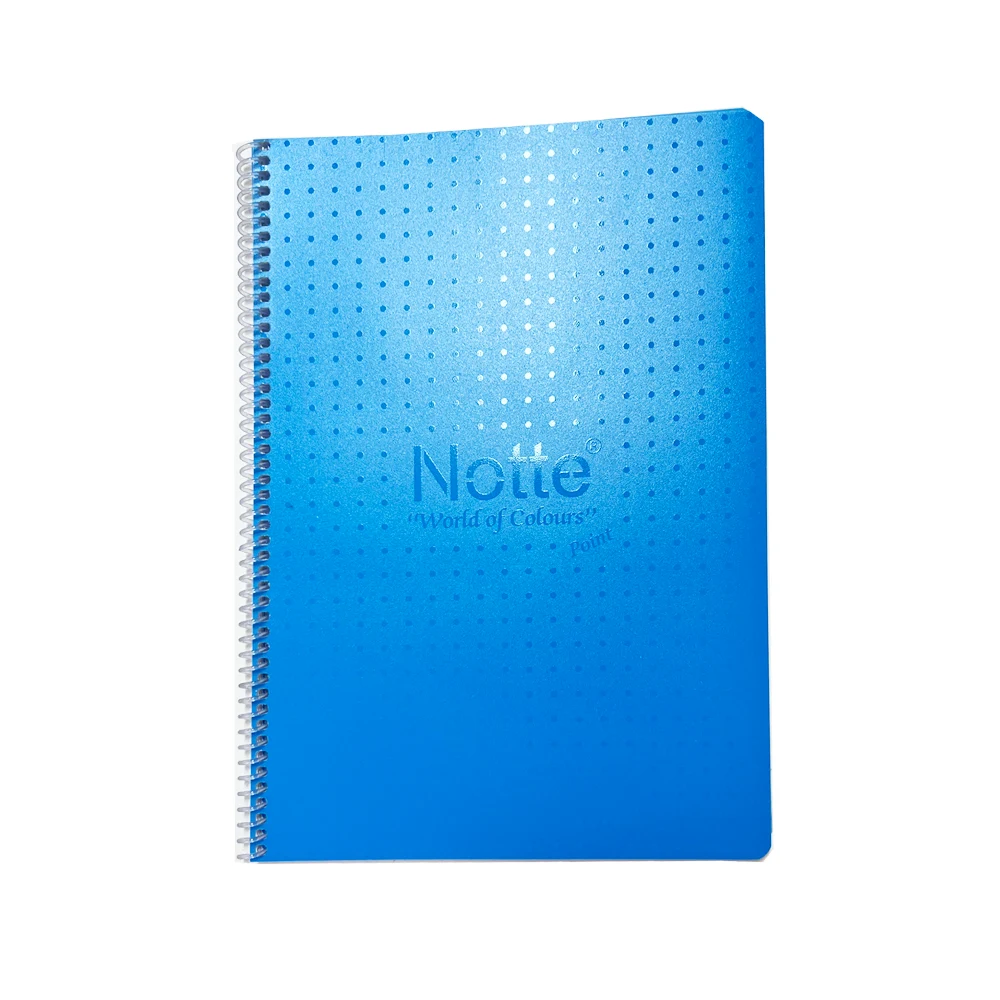 Notte® Black Spiral Notebook with PP Cover