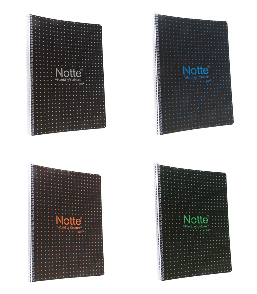 Notte® Black PP Cover Notebook
