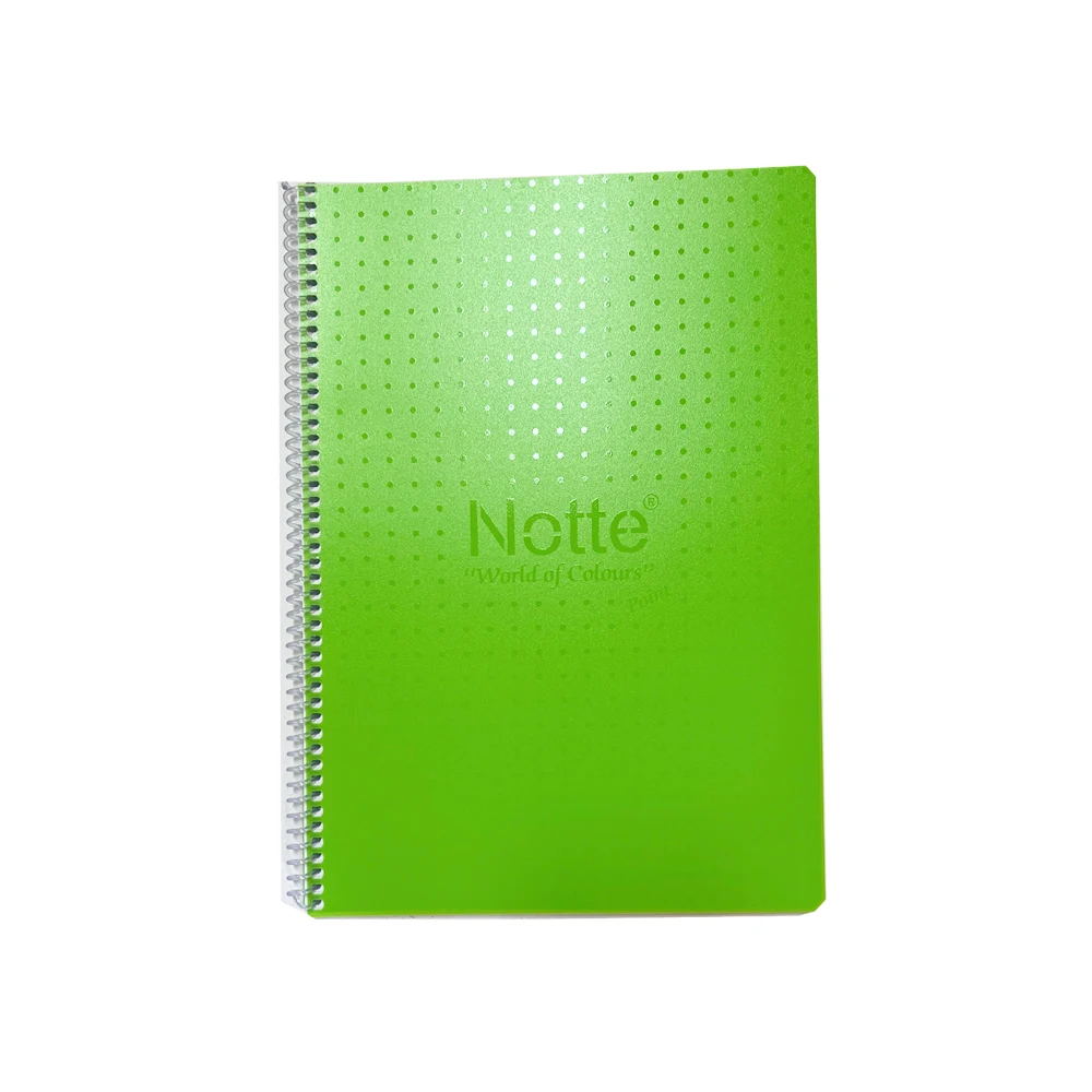 Notte® Black Spiral Notebook with PP Cover