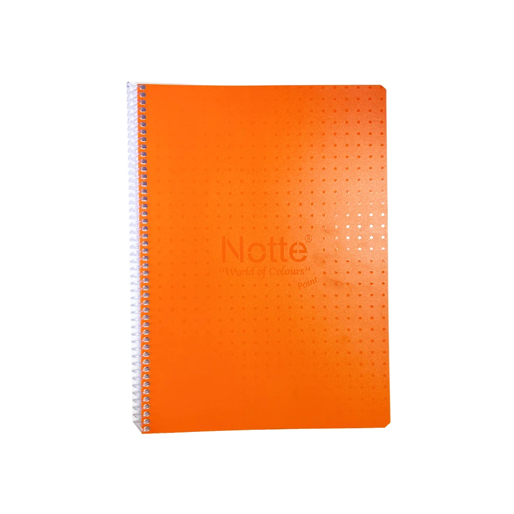 Notte® Black Spiral Notebook with PP Cover