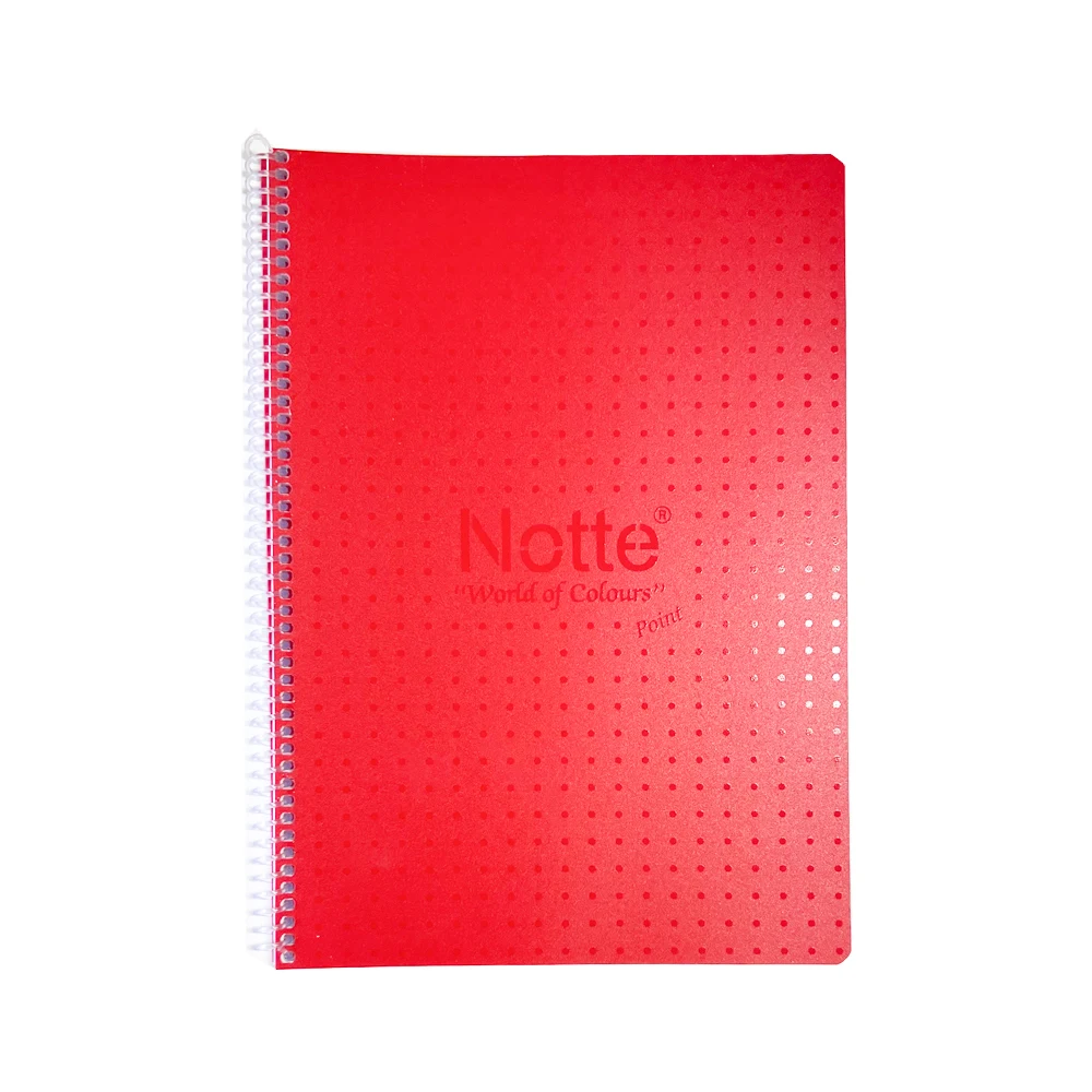 Notte® Black Spiral Notebook with PP Cover